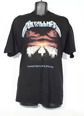 Buy Metallica Master Of Puppets T-Shirt 2XL Short Sleeve Festival Band Music Mens • 14.99£