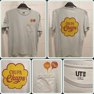 Buy Uniqlo UT Chupa Chups TheBoard Brands Masterpiece Duel Print Pocket T-shirt - XL • 24.99£