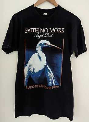 Buy Faith No More 1992 European Tour Tshirt - Original Vintage - Angel Dust - Rare!! • 94.18£
