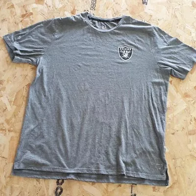 Buy Vintage American NFL T Shirt Grey Adult Extra Large XL Mens Raiders Summer • 11.99£
