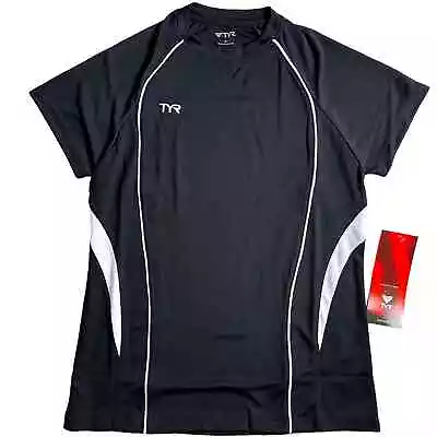 Buy Tyr Womens Alliance Tech Tee Tshirt - Textured Black - Size Small - $34 • 17£
