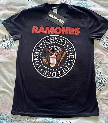 Buy Ramones Logo Ladies T-shirt Uk Size 12 New With Tags From Peacocks Punk  • 4.99£