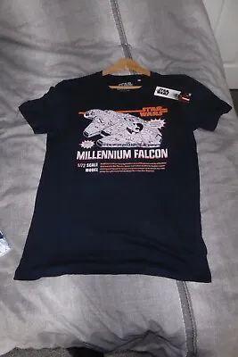 Buy Mens Unisex Licensed Official Millennium Falcon Model T-shirt Size M Medium BNWT • 14.99£