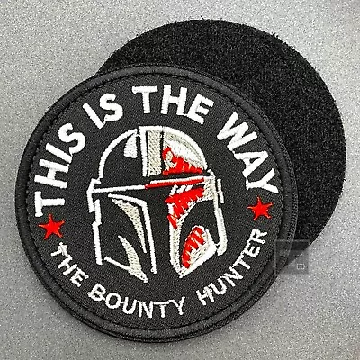 Buy This Is The Way Patch Hook & Loop Mandalorian Morale Cosplay Airsoft Badge • 4.29£