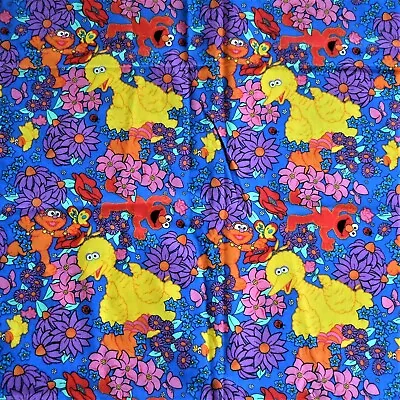 Buy Fabric Vintage Sesame Street By Henson Fabrics Spectrix Pattern #4064 1.75 Yards • 23.16£