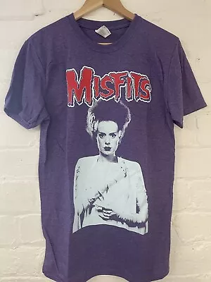 Buy Misfits Famous Monsters Bride Frankenstein T-shirt Size M New Horror Punk • 8.50£