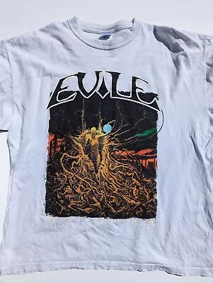 Buy Evile - Infected Nations White T-Shirt - XL • 24.99£