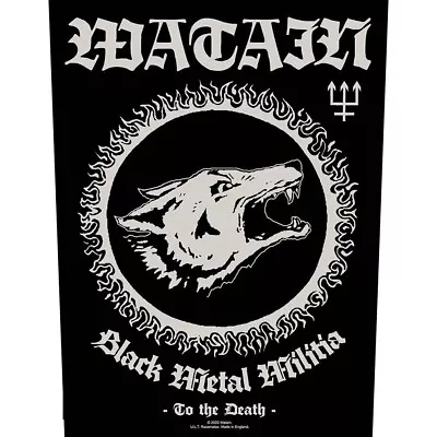 Buy WATAIN Black Metal Militia 2020 GIANT BACK PATCH 36 X 29 Cms OFFICIAL MERCH • 9.95£