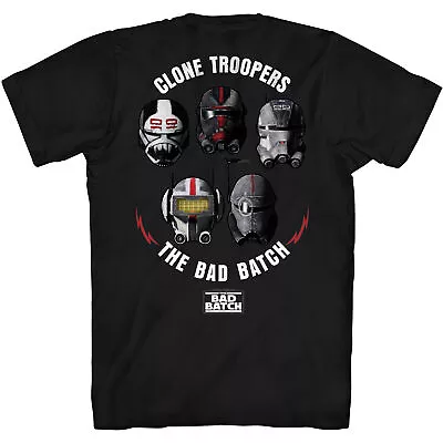 Buy Star Wars The Bad Batch Heads Adult T-Shirt • 67.69£