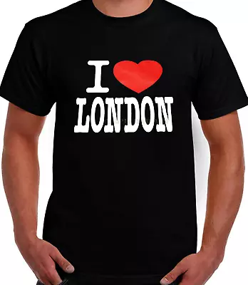 Buy SOUVENİR OF LONDON ENGLAND GIFT -I Love London DESIGN UNISEX T.SHIRT.. • 9.49£
