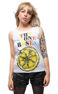 Buy The Stone Roses Lemon Multicolor Skinny Vest • 12.95£