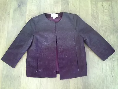 Buy Burgundy Jacket Size 10 • 3.50£