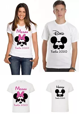 Buy Minnie Mickey Florida 2022 /  Hearts Personalised Disney Paris Adults Kids Dt883 • 5.99£