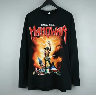 Buy Vintage Manowar Kings Of Metal Shirt XL • 113.77£