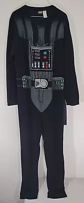 Buy Star Wars Zipper Pajamas Lucas Film Unisex Adult Large Black Darth Vader Cap • 22.49£