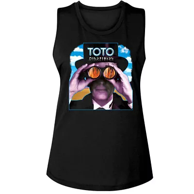 Buy Toto Mindfields Album Women's Tank Binoculars Man Cover 80's Pop Music Group • 25.83£