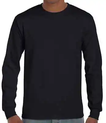 Buy Gildan Ultra Cotton Long Sleeve Tee T-Shirt S-5XL • 13.99£