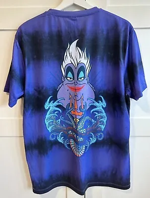 Buy ASOS Disney The Little Mermaid Ursula Relaxed Fit Unisex T-shirt Purple Tie Dye • 25£