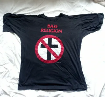 Buy Vintage Bad Religion XL T-shirt PUNK HXC 90s • 50£