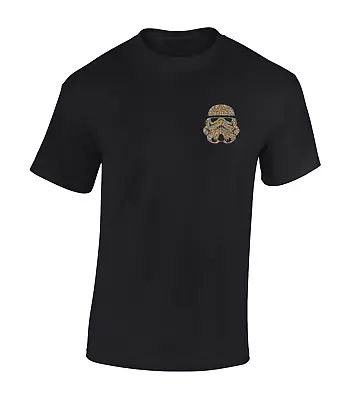 Buy Hundreds Trooper Helmet Lb Mens T Shirt Star Jedi Wars Funny Yoda Cool Top • 8.99£