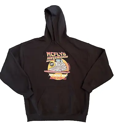 Buy Back To The Future Mcfly’s Hoverboards Size Large Retro Hoodie Hooded Jumper • 28£