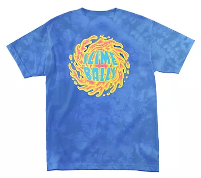 Buy 💥SALE💥  SANTA CRUZ Slime Ball Retro 80s Skateboard Tee Shirt Neon Blue Crystal • 29.99£