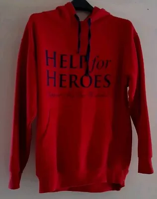 Buy Help For Heroes Red Hoodie Size XXS • 30£