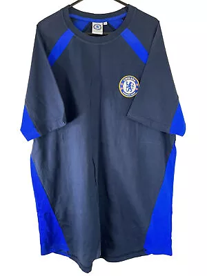 Buy Chelsea Official Football Club Crew Neck T-Shirt Men’s L Blue Football Sports • 11£
