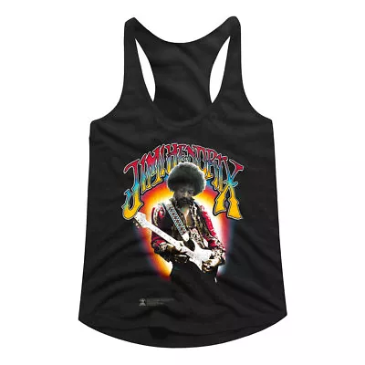 Buy Jimi Hendrix Rock Legend Halo Guitar Women's Tank Top Star Music Merch Racerback • 25.10£