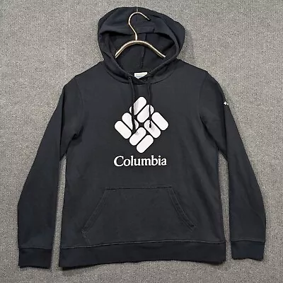 Buy Columbia Trek Hoodie Womens Medium Sweatshirt Pockets Spell Out Logo Graphic • 13.47£