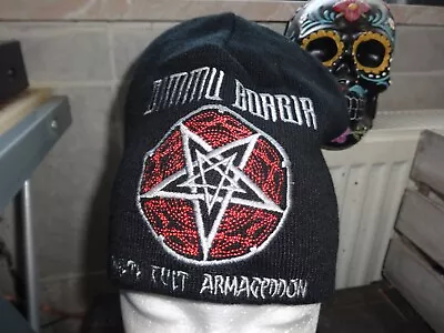 Buy Dimmu Borgir Embroidered Beanie Black Metal Dark Funeral Marduk Therion Mgla • 15.54£