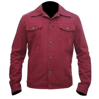 Buy Mens Denim TRUCKER Jacket Classic Vintage Western Cotton Jean Style • 55.99£
