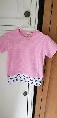 Buy Pixie And Punk Pink Girls Teddy T Shirt Age 3-4 Years BNWT • 3£