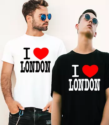 Buy Souvenir Of London Gift UK I LOVE LONDON Art Design Unisex High Quality T.shirt • 7.49£