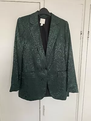 Buy Green Croc Pattern Blazer • 18£