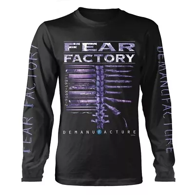 Buy FEAR FACTORY - DEMANUFACTURE CLASSIC BLACK Long Sleeve Shirt Small • 30.98£