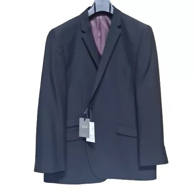 Buy WILLIAMS & BROWN LONDON Suit Jacket Long Size 52S Black • 25£