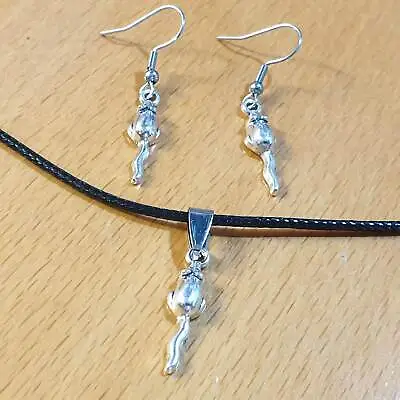 Buy Tibetan Silver Mouse Charm Jewellery Sets - Earrings, Pendants & Necklaces • 2.99£
