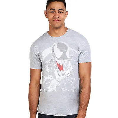 Buy Official Marvel Mens  Venom T-shirt Heather Grey  S - XXL • 9.99£