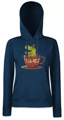 Buy Tea-Rex II Women Hoodie Sweatshirt Tyrannosaurus Tea T Fun Rex Dinosaur Love • 40.79£