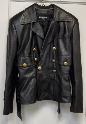Buy Women’s Begedor Black Italian Leather Jacket • 20.02£