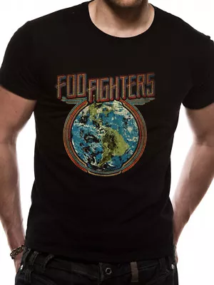 Buy Foo Fighters - Globe T-Shirt Unisex Size XL Cid • 26.16£