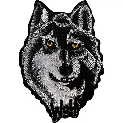 Buy Wolf Patch Iron Sew On Clothes Jeans T Shirt Jacket Hoodie Bag Embroidered Badge • 2.99£