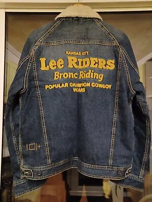 Buy Lee Rider RODEO-COWBOY Denim FLEECE LINED Jacket • 100£