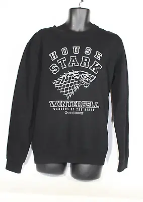 Buy Game Of Thrones Sweater XL Black House Stark Jumper Sweatshirt Mens • 14.99£