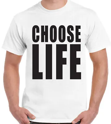 Buy Choose Life T-Shirt Mens Funny Wham George Michael Fancy Dress Stag Doo Do  • 6.99£