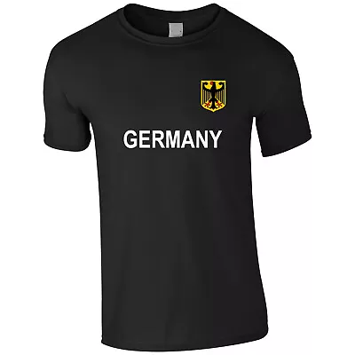 Buy Germany Euro  T Shirt Football Your Country T Shirt Pristine Finish & Hat Combo • 16.99£