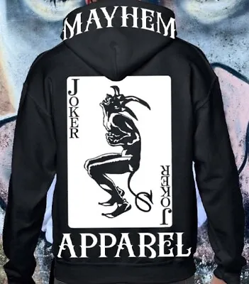 Buy Mayhem Apparel Joker Hoodie New Brand Hoody Sweater Motorcycles Tattoo Clothing • 45£