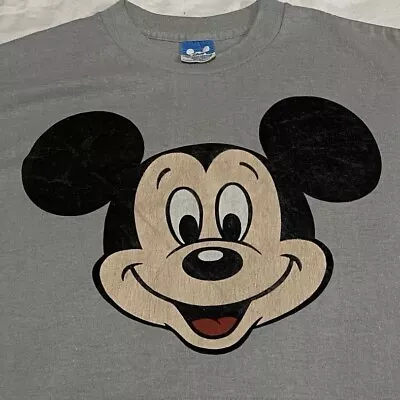 Buy Vintage Walt Disney Mickey Mouse Crop T Shirt Size S • 19.99£