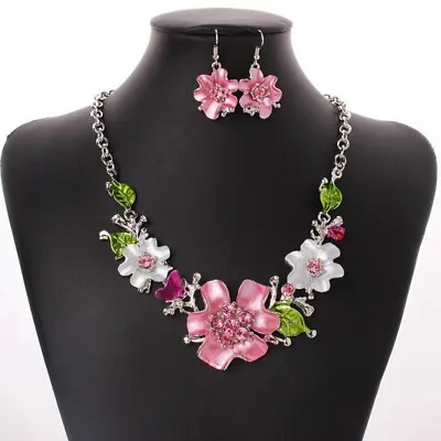 Buy Women Flower Necklace Tie Choker Natural Boho Jewelry Gypsy Bohemian Ethnic • 4.99£